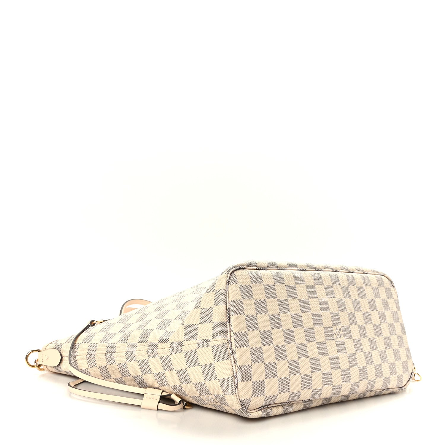 Louis Vuitton Damier Azur Braided Neverfull MM Pink 4 of 8