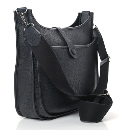 Hermes Taurillon Clemence Evelyne III PM Black 3 of 9