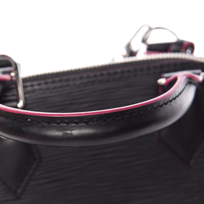 Louis Vuitton Epi Alma BB Black Hot Pink 15 of 15