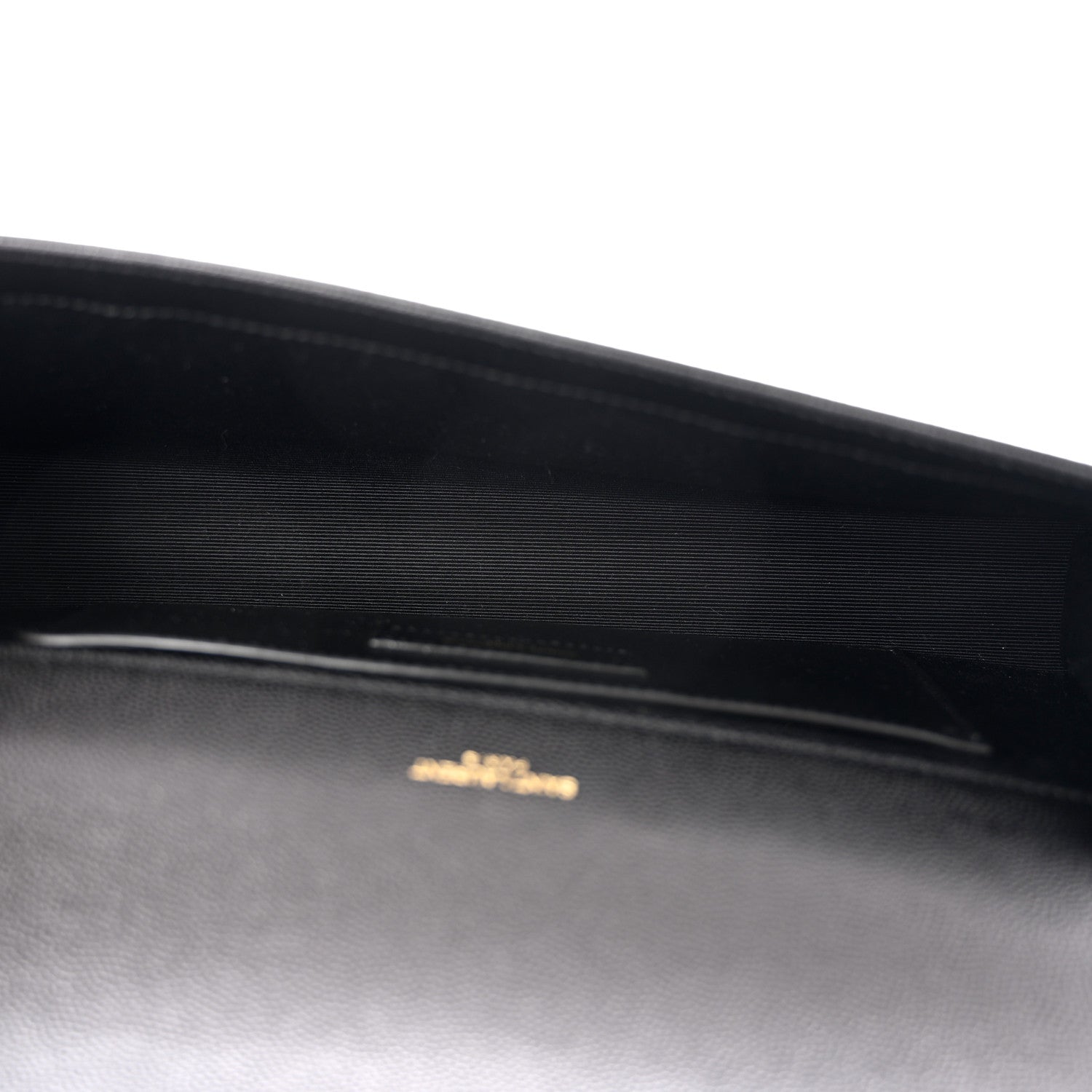 Saint Laurent Grain De Poudre Monogram Cassandre Clutch Black 5 of 7