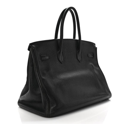 Hermes Fjord Birkin 35 Black 3 of 11