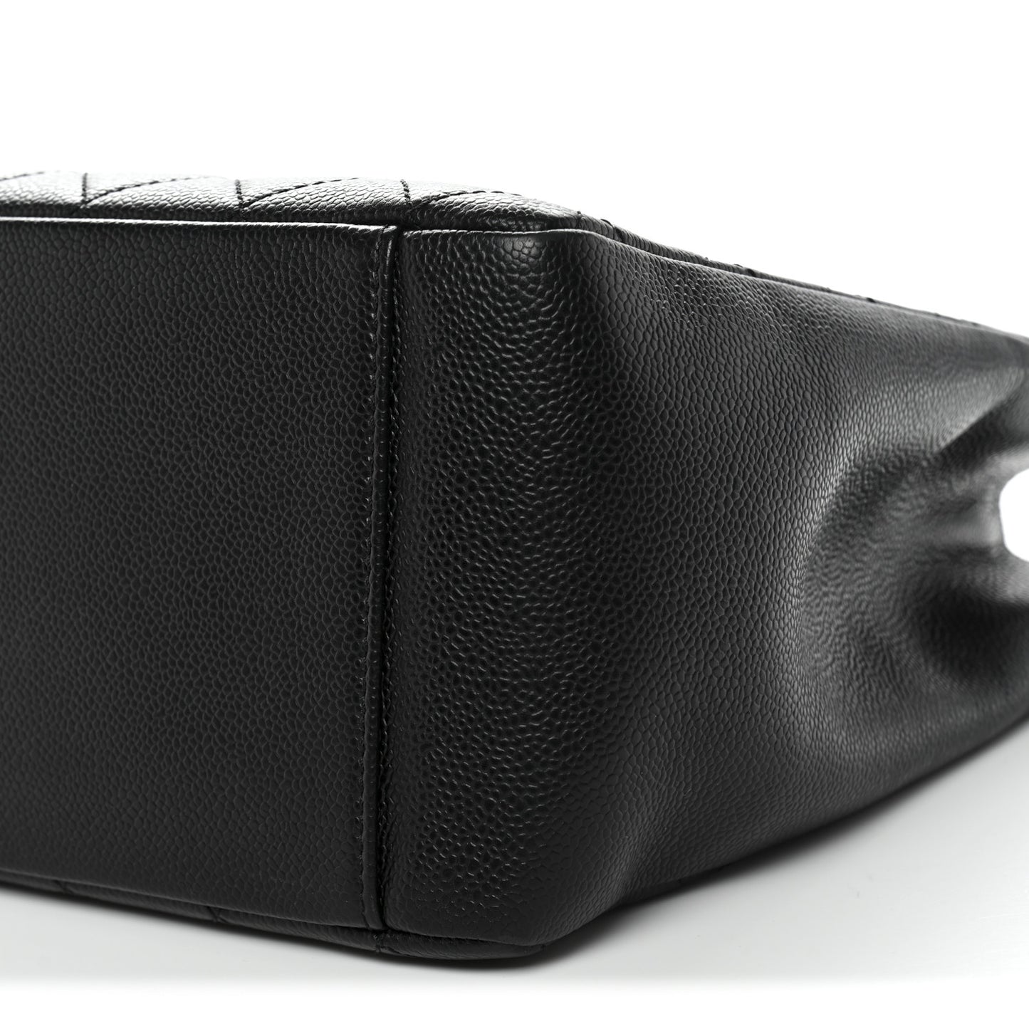 Caviar Quilted Grand Shopping Tote GST Black