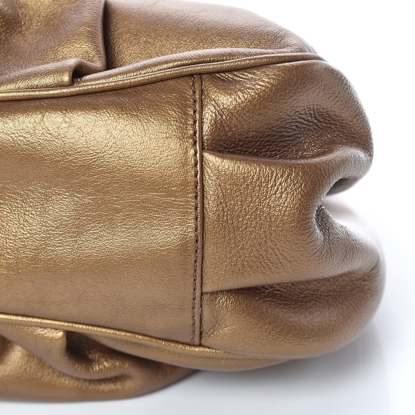 Vitello Perlat Small Mia Tote Nocciola