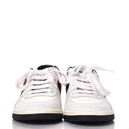Gucci Calfskin Web Sneakers 37.5 White 2 of 9