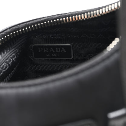 Prada Tessuto Nylon Saffiano Mini Re-Edition 2005 Bag Black 6 of 11