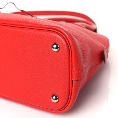 Hermes Taurillon Clemence Bolide 31 Rouge Tomate 8 of 10