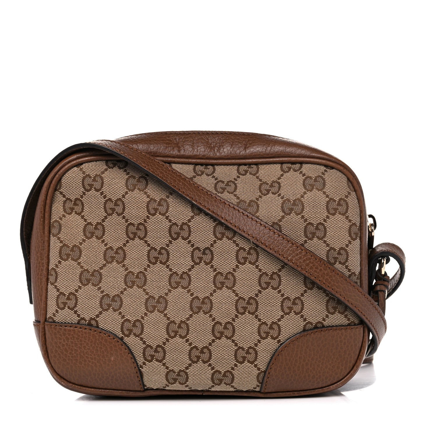 Monogram Mini Bree Messenger Bag Beige Tabacco