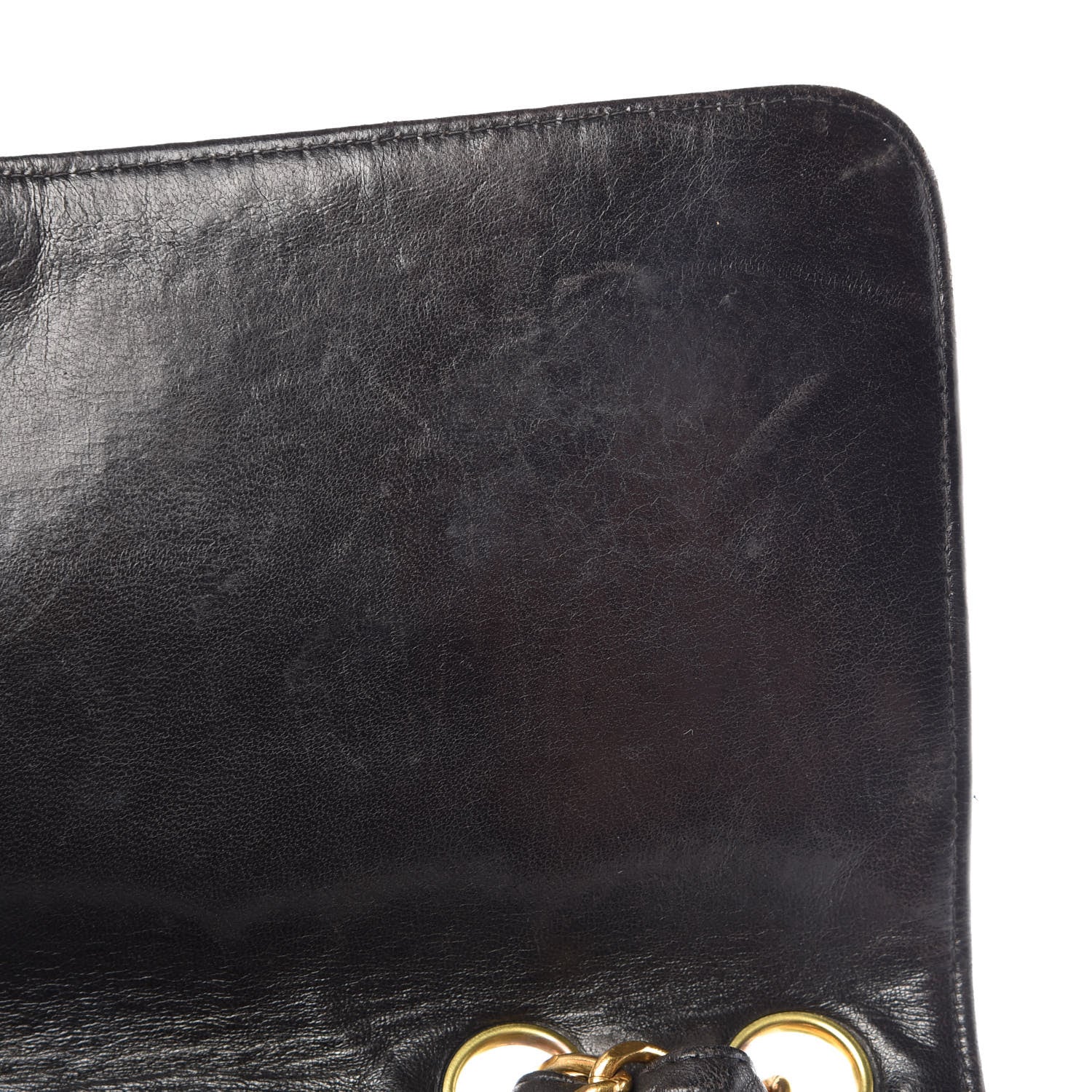 Chanel Lambskin Quilted Jumbo Single Flap Black 11 of 18
