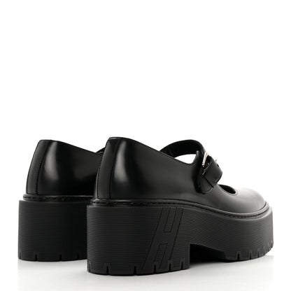 Hermes Calfskin Hoxton Oxford 38.5 Black 4 of 7