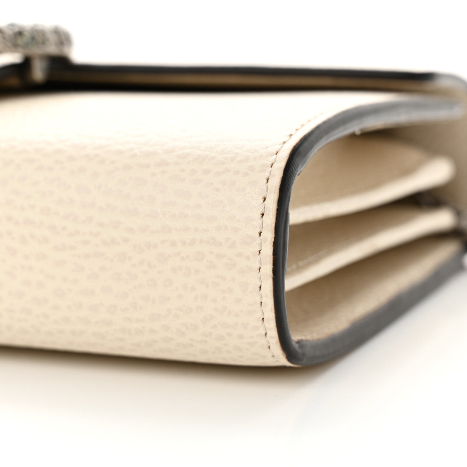 Gucci Dollar Calfskin Mini Dionysus Chain Wallet Mystic White 10 of 12