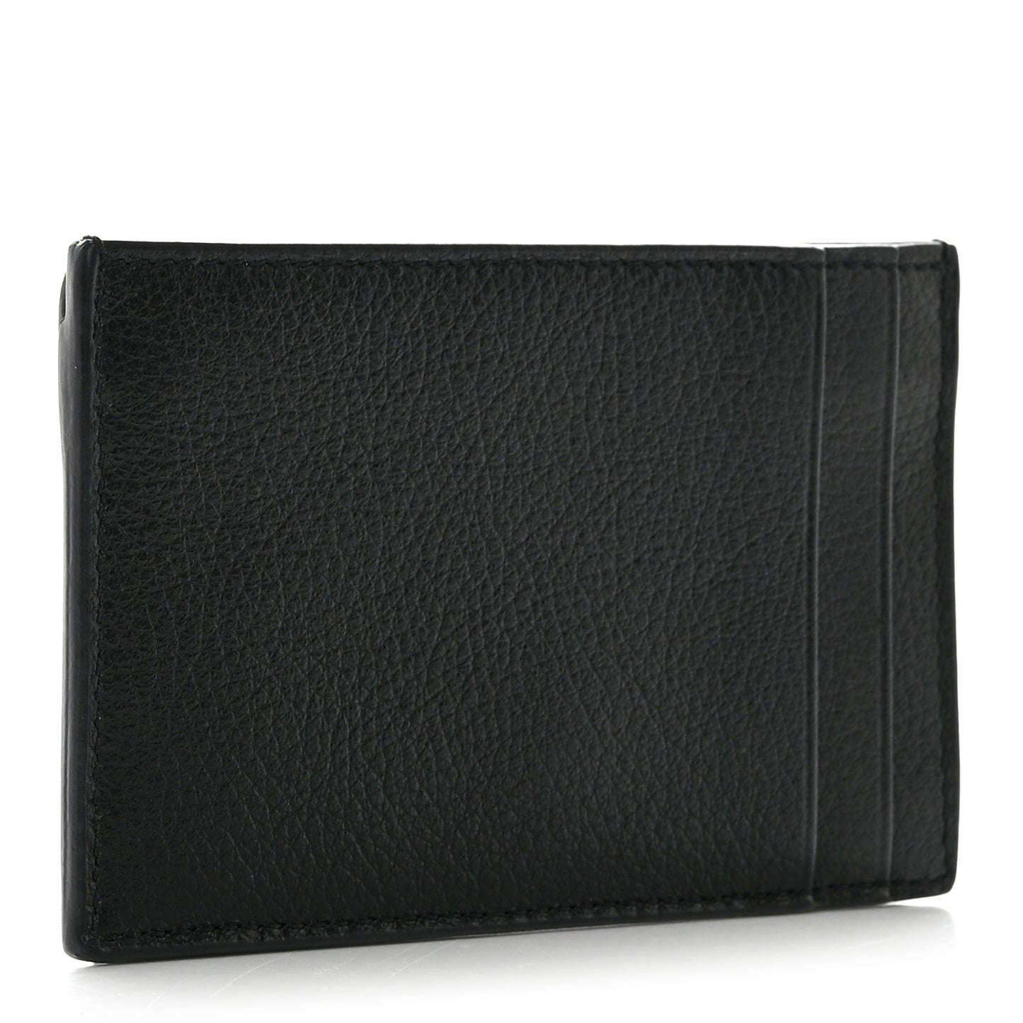 Calfskin Monogram Coin Pouch Black