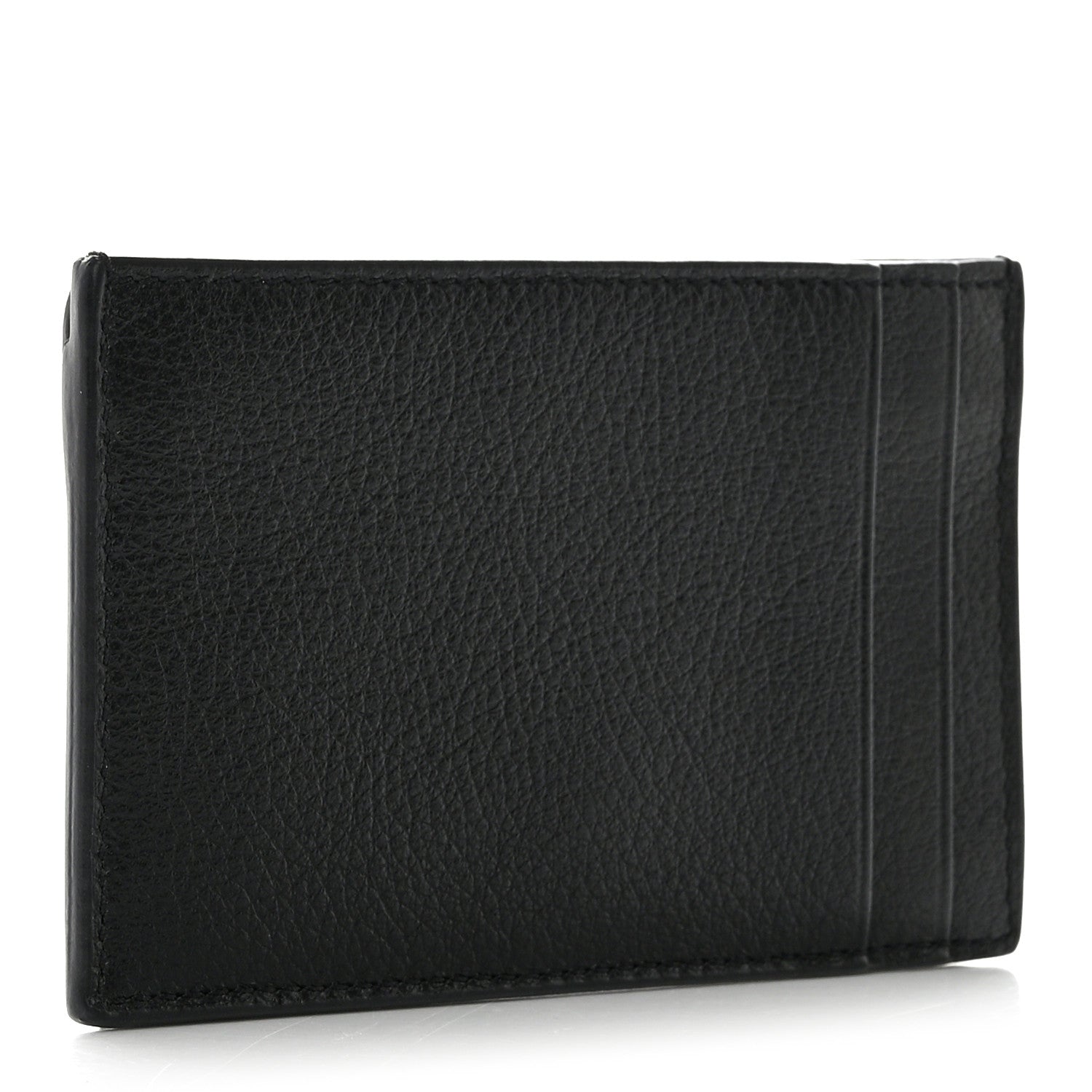 Saint Laurent Calfskin Monogram Coin Pouch Black 3 of 8