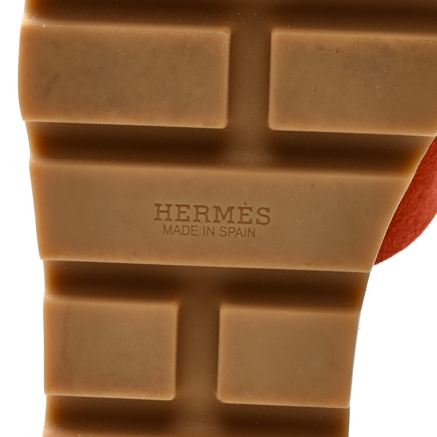 Hermes Suede Goatskin Cork Eze 30 Sandals 36 Orange Brulee 7 of 8