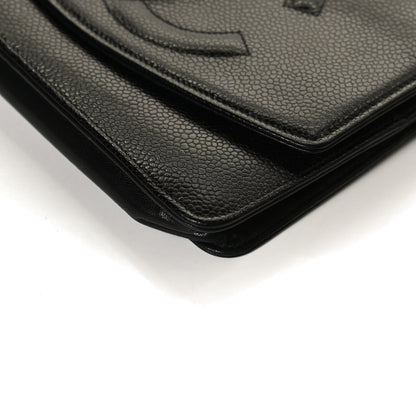Chanel Caviar Timeless CC Wallet On Chain WOC Black 11 of 15