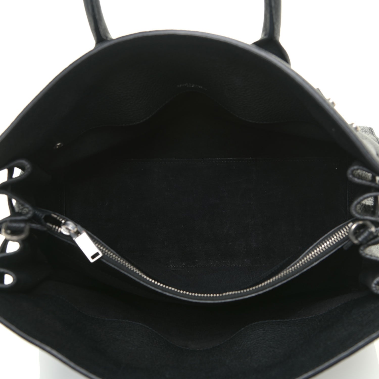 Saint Laurent Grained Calfskin Small Supple Sac De Jour Black 5 of 15