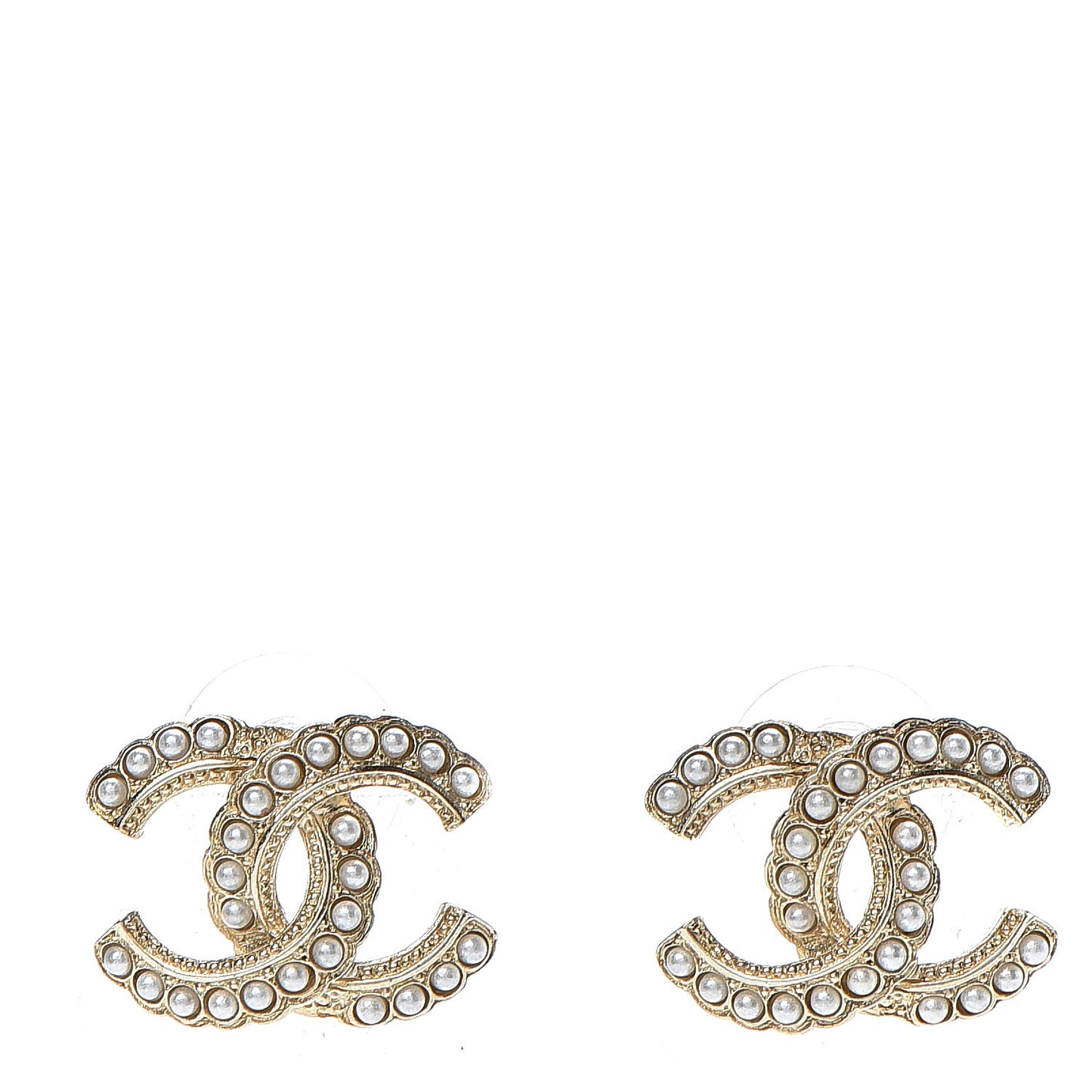 Pearl Queen of France CC Earrings Gold