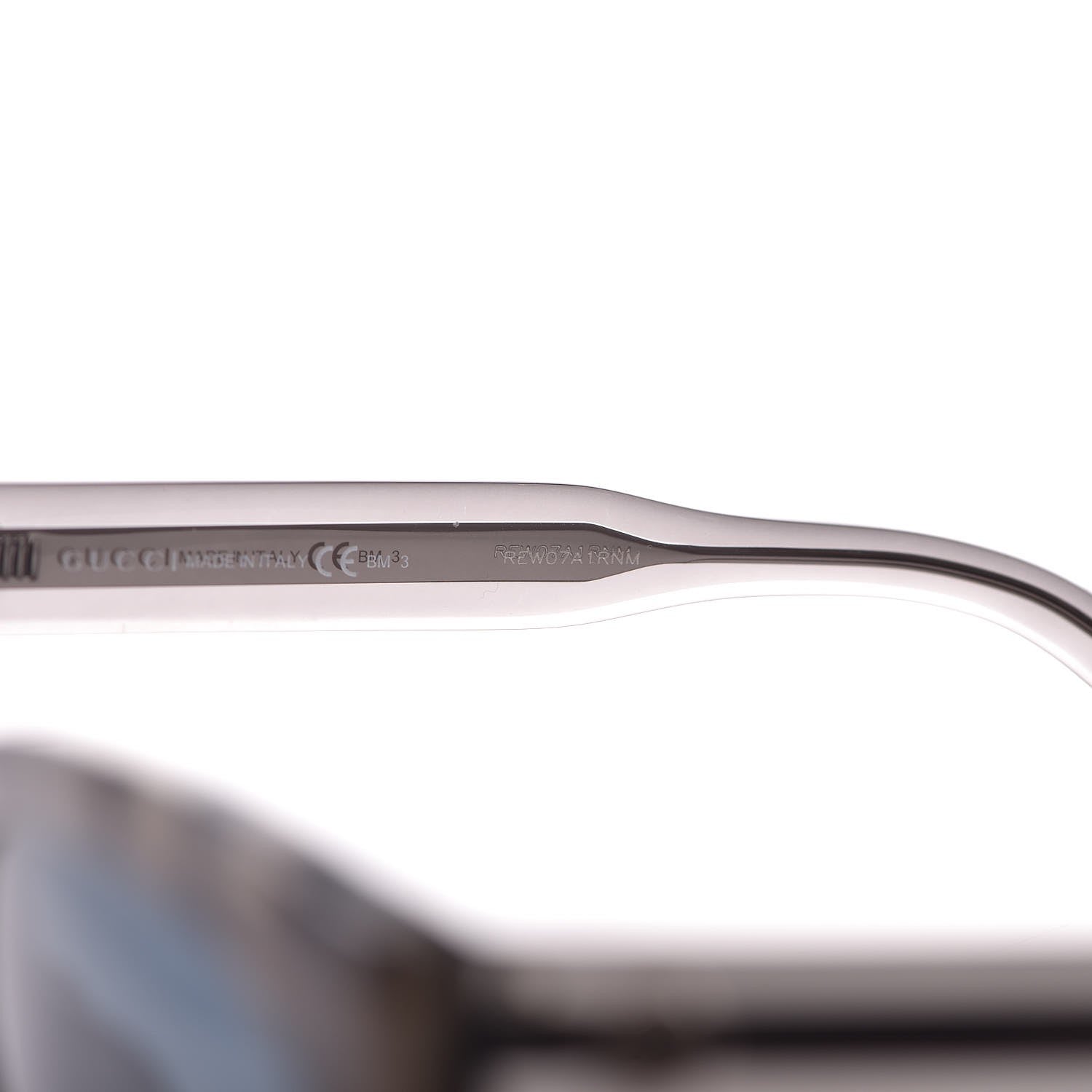 Gucci Cat Eye GG3757/F/S Sunglasses Gray Black 7 of 8