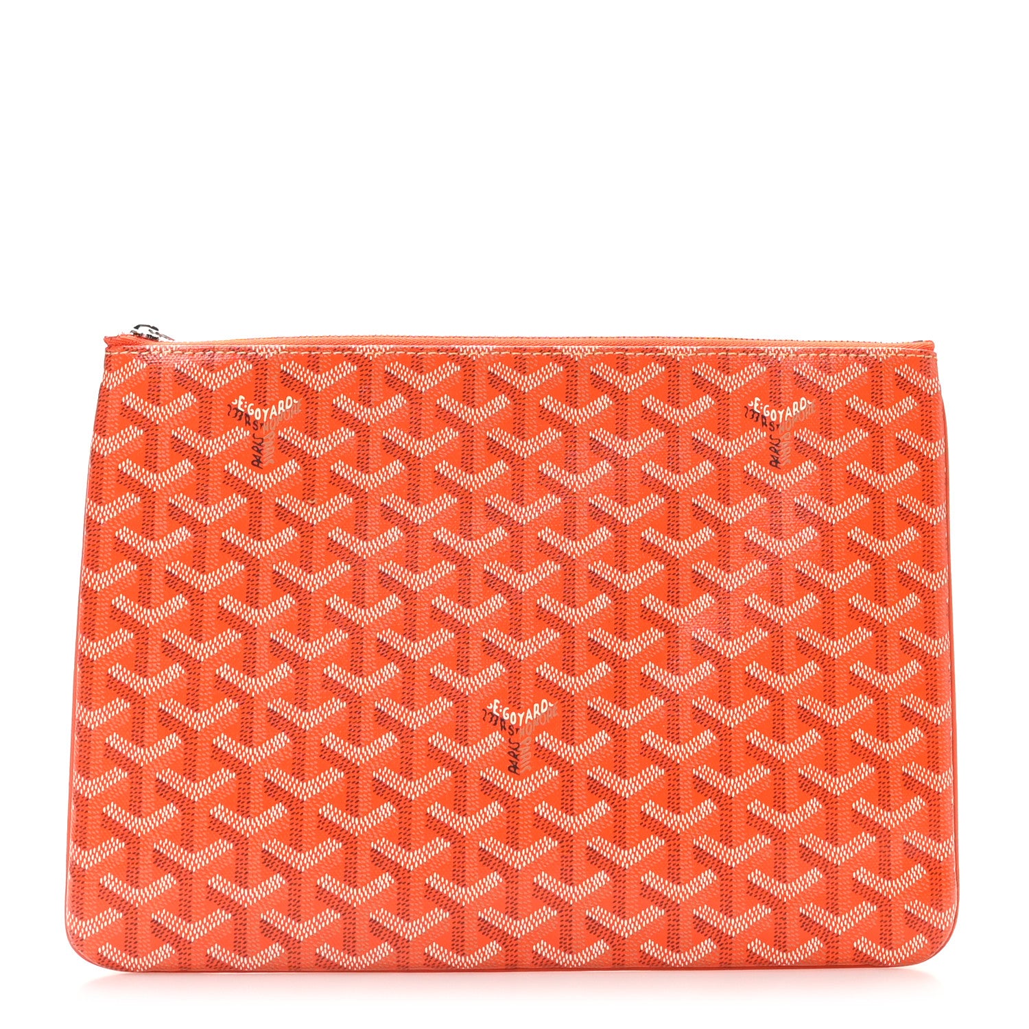 Goyard Goyardine Senat Pochette MM Orange 1 of 7