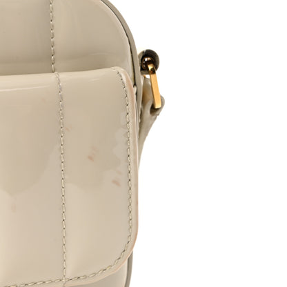 Saint Laurent Patent Matelasse Monogram Toy Vicky Camera Bag Off White 10 of 13