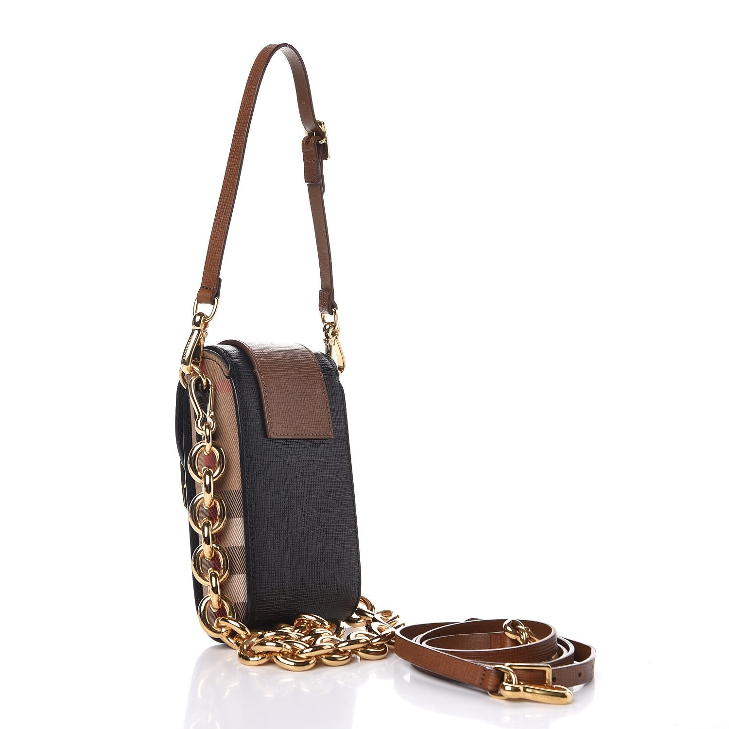 Burberry Prorsum Grainy Calfskin Oblong Belt Bag Black 5 of 8