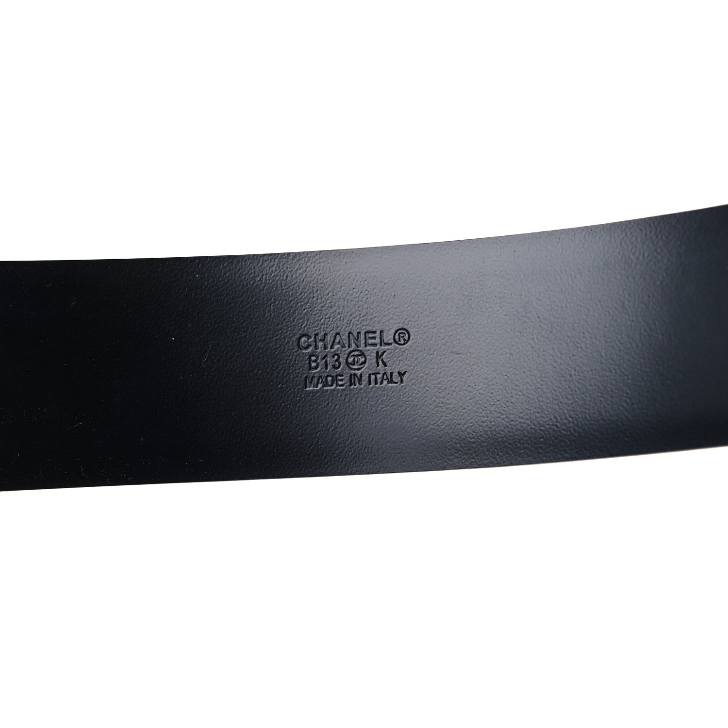 Chanel Patent Plexiglass CC Boy Belt 100 40 Black Blue 4 of 6