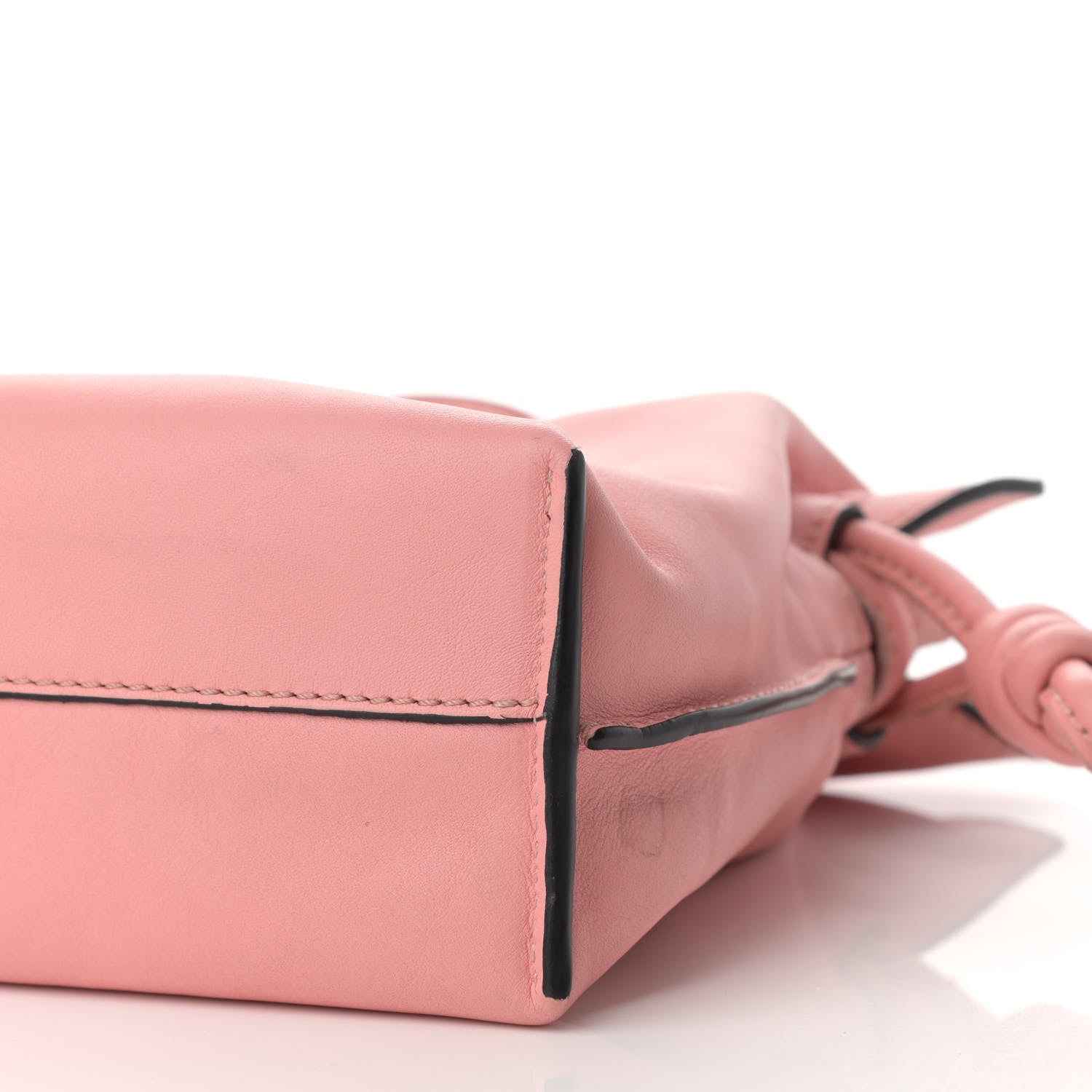 Loewe Calfskin Mini Flamenco Knot Clutch Blossom 10 of 12