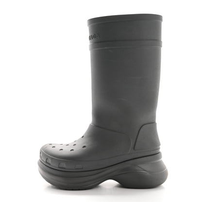 Balenciaga X CROCS Rubber Womens Rain Boots 41 Grafite 1 of 8