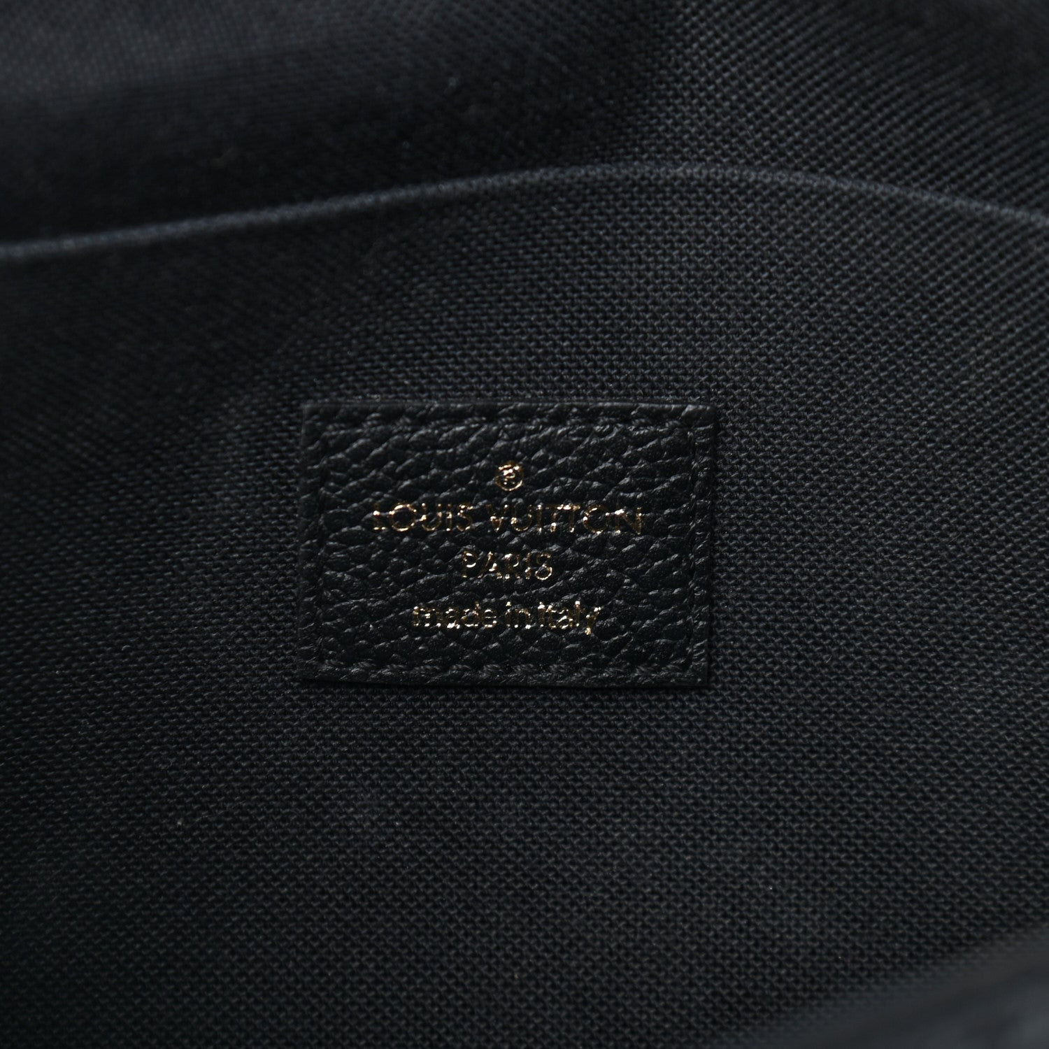 Louis Vuitton Empreinte Pochette Felicie Chain Wallet Black 10 of 17