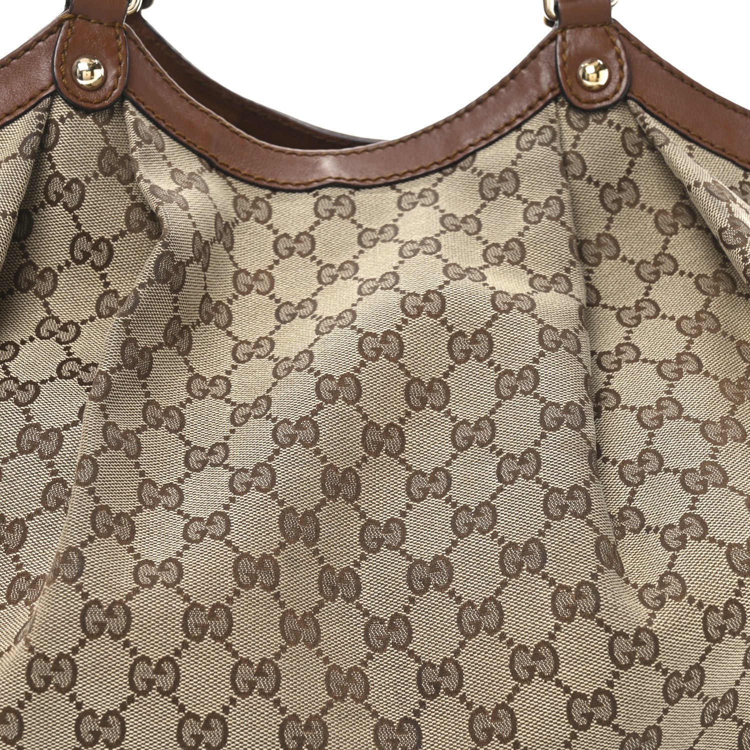 Gucci Monogram Large Sukey Tote Brown 7 of 11