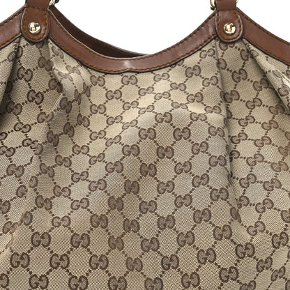 Gucci Monogram Large Sukey Tote Brown 7 of 11