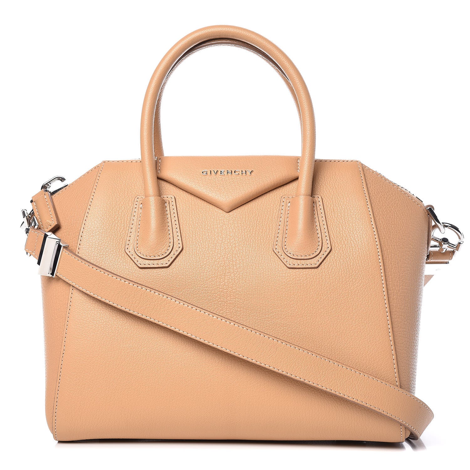 Givenchy Sugar Goatskin Small Antigona Light Beige 1 of 18