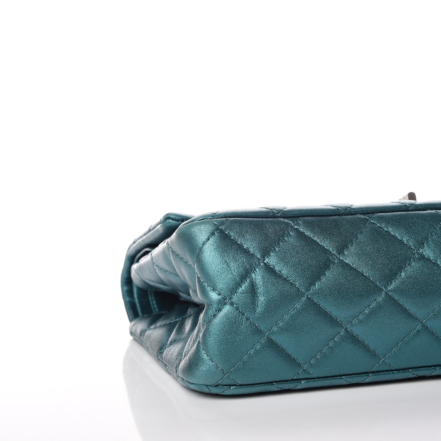 Metallic Calfskin Quilted 2.55 Reissue 226 Flap Turquoise