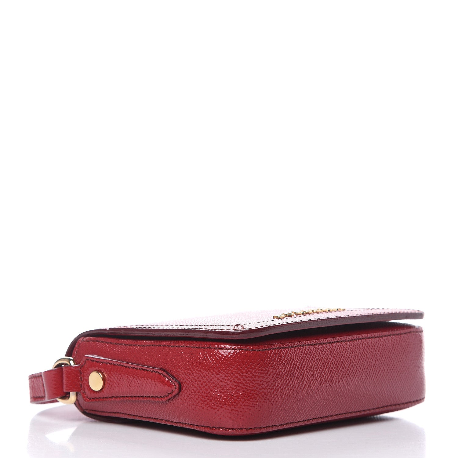 Burberry Patent London Crossbody Bag Alizarin Crimson 4 of 11