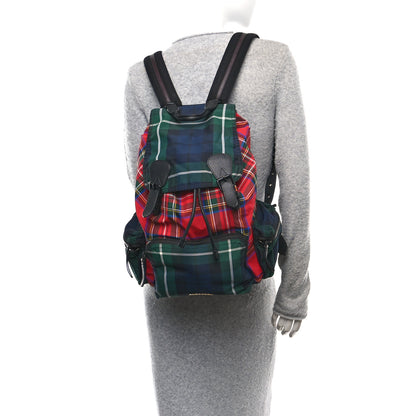 Burberry Nylon Tartan Large Rucksack Backpack 2 of 17