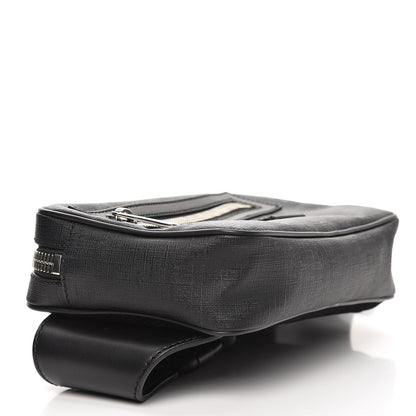 Gucci Soft GG Supreme Monogram Web Belt Bag Black Grey 3 of 9