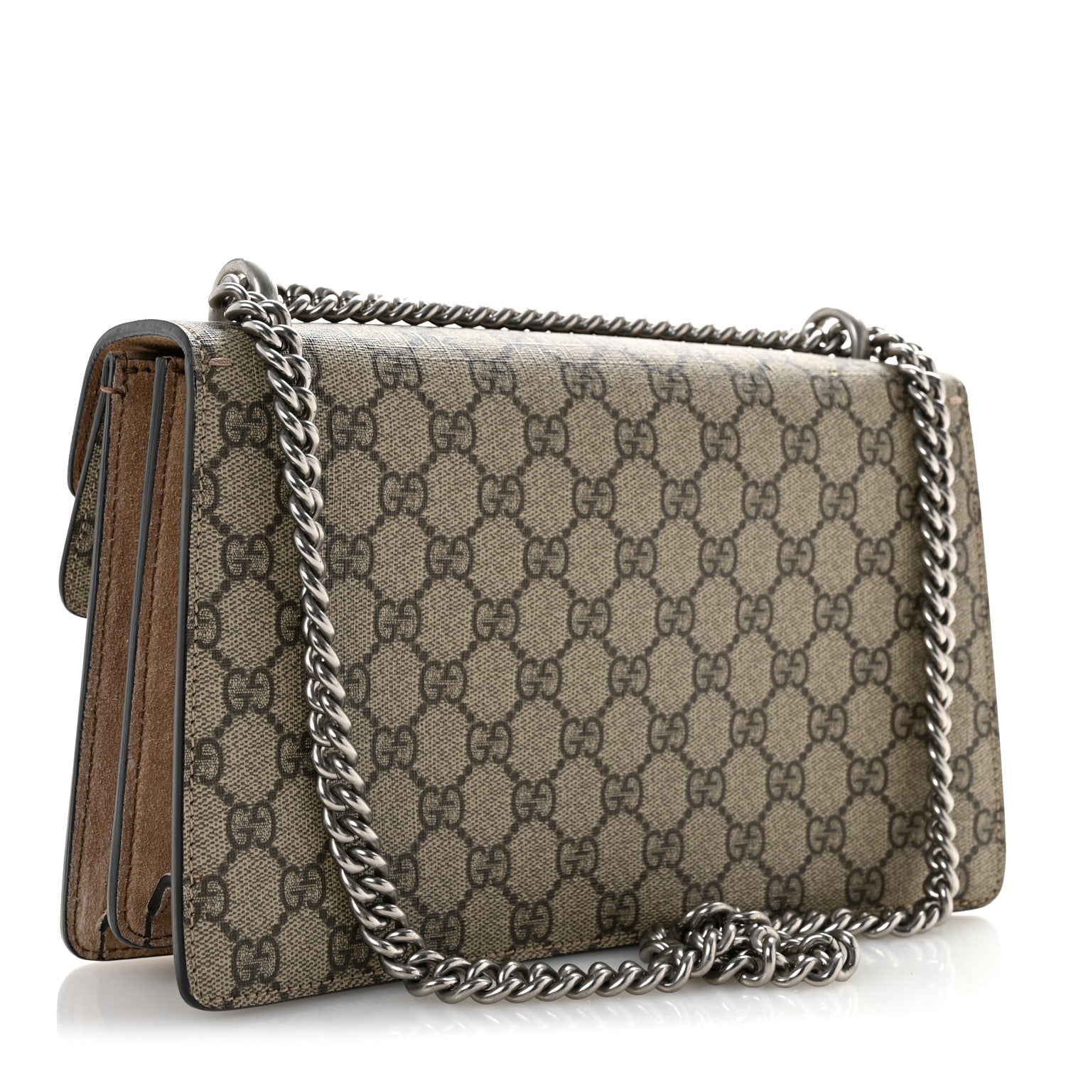Gucci GG Supreme Monogram Small Dionysus Shoulder Bag Taupe 3 of 13