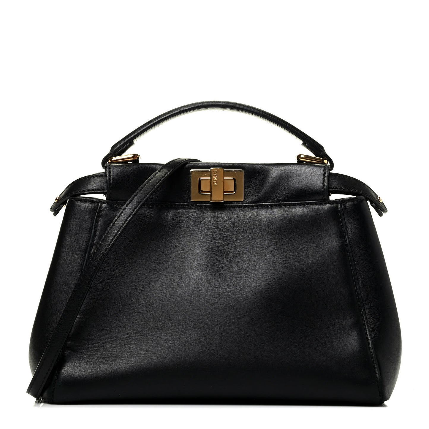 Nappa Mini Peekaboo Iconic Satchel Black
