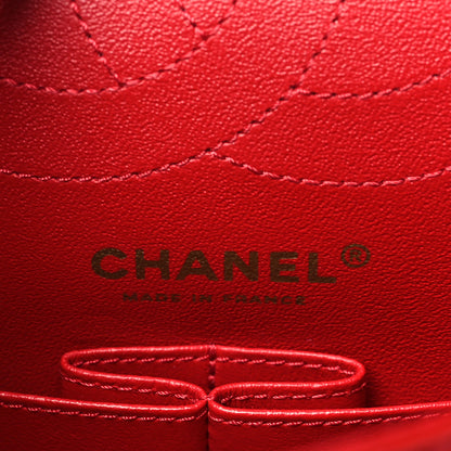 Chanel Aged Calfskin Quilted 2.55 Reissue 225 Flap Red 6 of 10