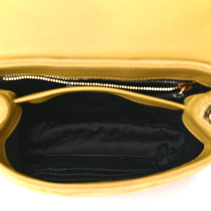 Saint Laurent Suede Toy Loulou Shoulder Bag Chartreuse 5 of 18