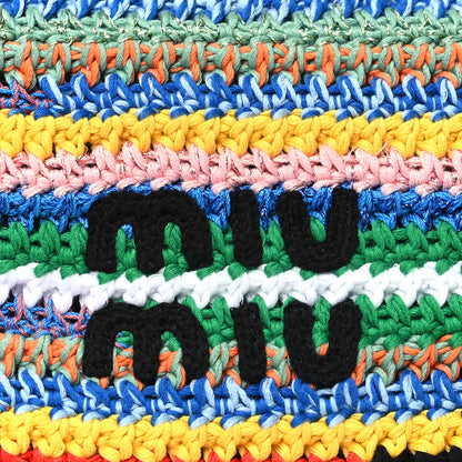 Miu Miu Fabric Crochet Pouch Multicolor 8 of 11
