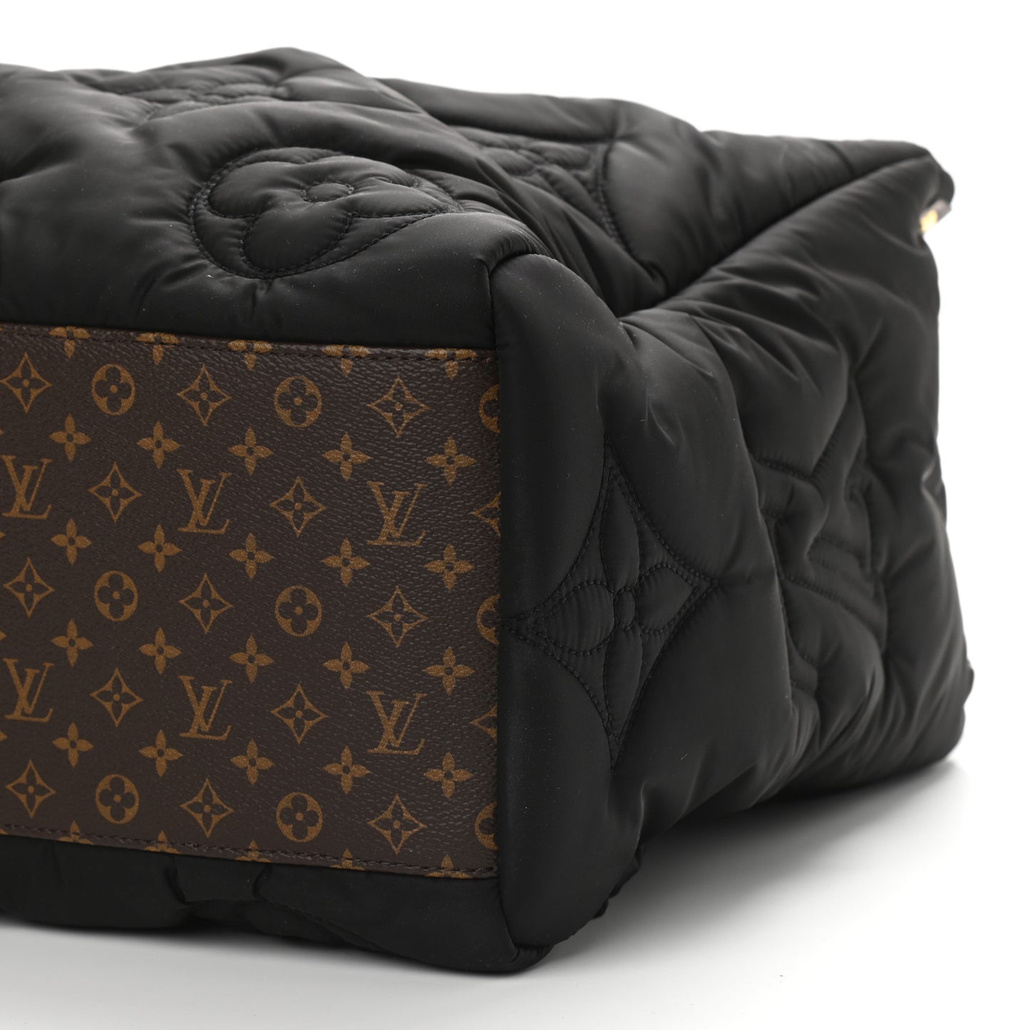 Econyl Monogram Pillow Giant Onthego GM Black