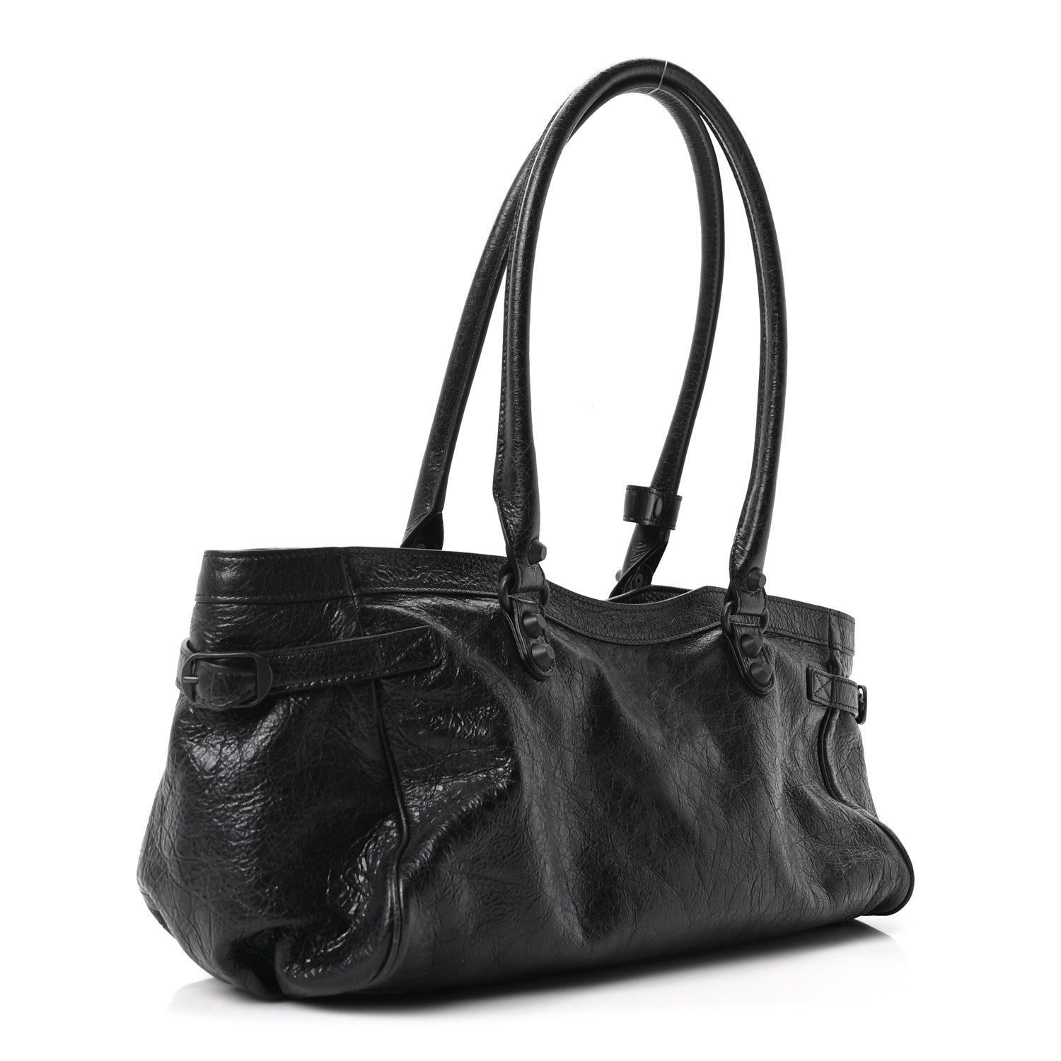 Balenciaga Agneau Arena Classic Hardware East West Le City Black 3 of 10