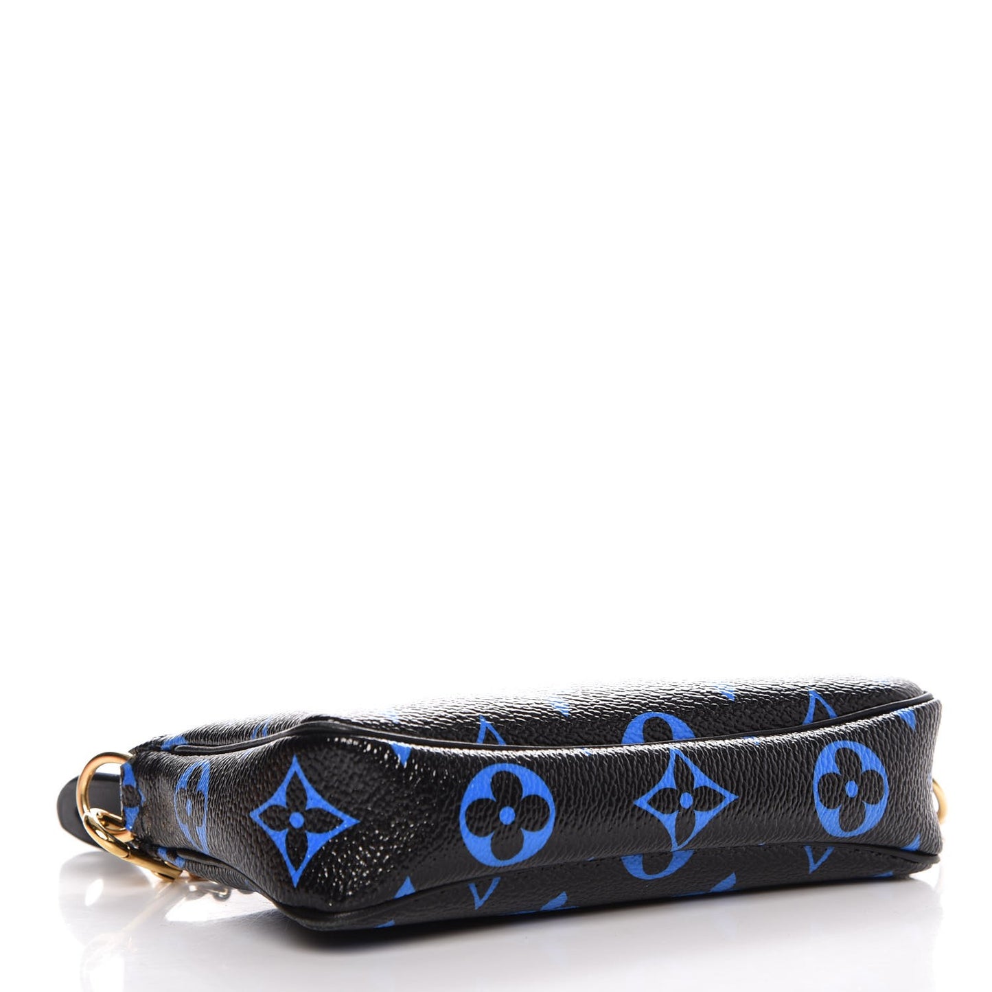 Colored Monogram Mini Pochette Accessories Blue Black