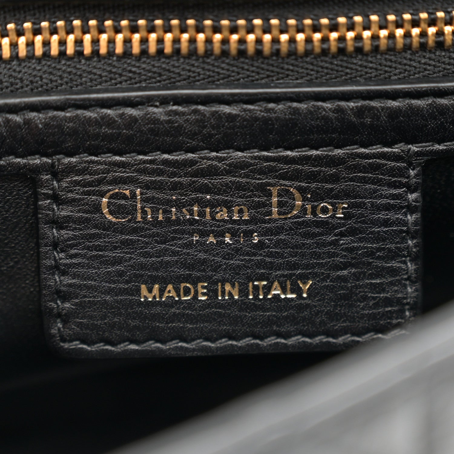Christian Dior Calfskin Cannage Small Caro Bag Black 6 of 12