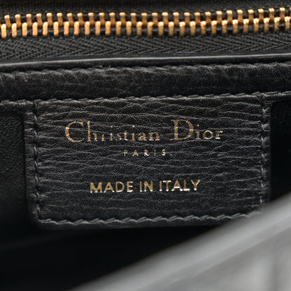 Christian Dior Calfskin Cannage Small Caro Bag Black 6 of 12