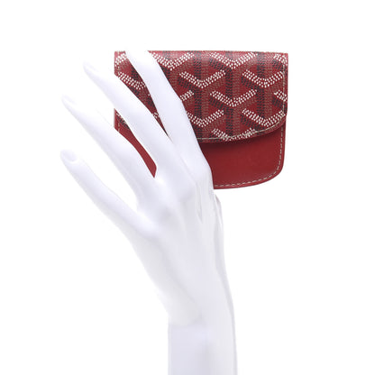 Goyard Goyardine Coin Pouch Red 2 of 10