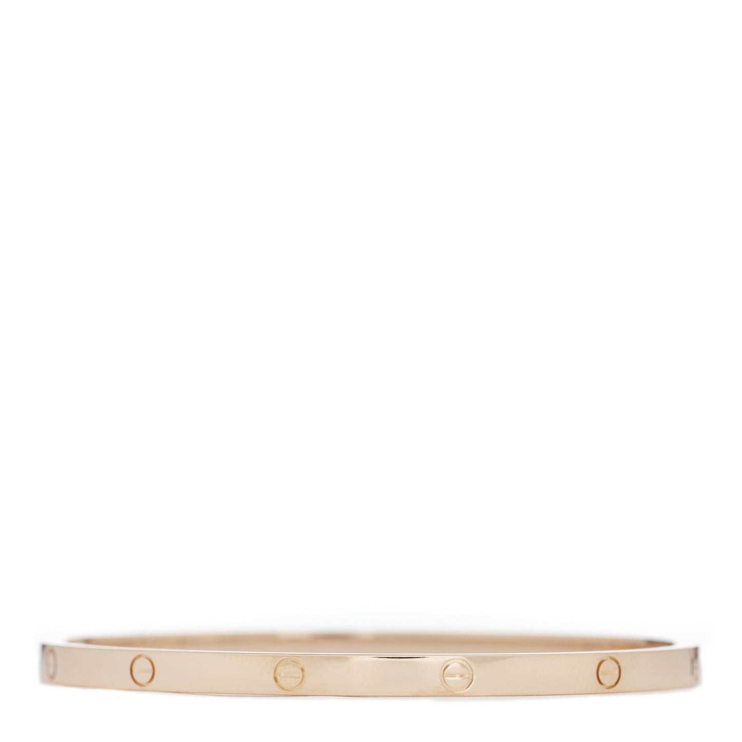 18K Pink Gold Small LOVE Bracelet 17