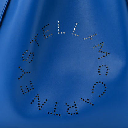 Stella McCartney Eco Alter Nappa East West Perforated Tote Jewel Blue 7 of 12