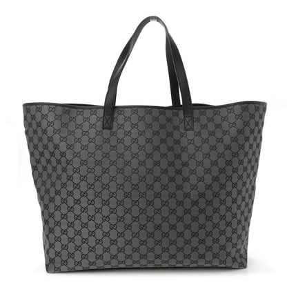 Gucci Metallic Monogram XL Shopper Black 2 of 21