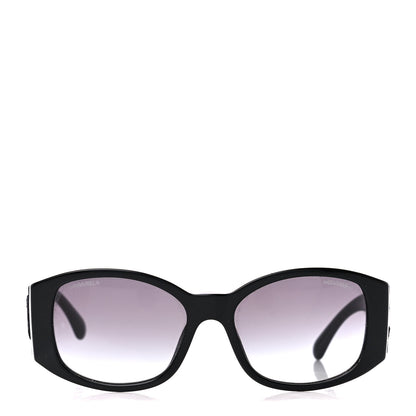 Chanel Acetate CC Logo Sunglasses 5450 Black 2 of 8